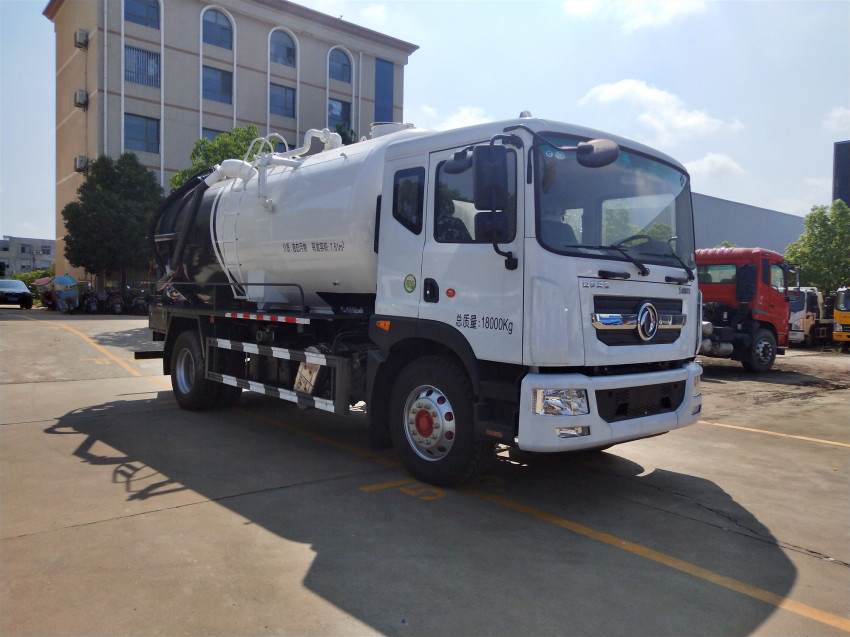 國六東風D9清洗10方吸污車-8噸吸污車 國六東風D9清洗10方吸污車-8噸吸污車