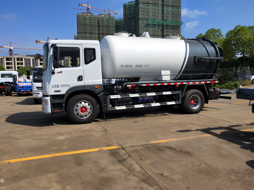 國六東風D9清洗10方吸污車-8噸吸污車 國六東風D9清洗10方吸污車-8噸吸污車