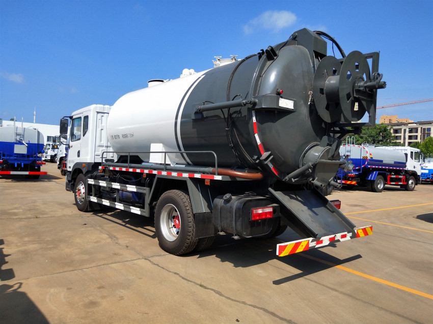 國六東風D9清洗10方吸污車-8噸吸污車 國六東風D9清洗10方吸污車-8噸吸污車