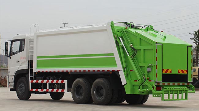 東風天龍后雙橋壓縮式垃圾車-湖北程力 東風天龍后雙橋壓縮式垃圾車-湖北程力