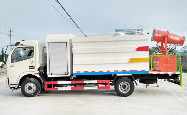 噴霧式灑水車-8立方灑水抑塵車多少錢-湖北程力 噴霧式灑水車-8立方灑水抑塵車多少錢-湖北程力