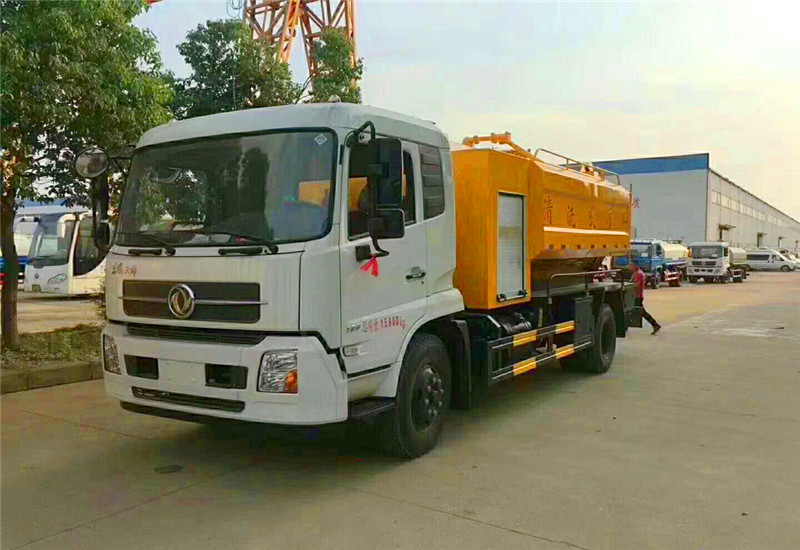 國六東風天錦清洗吸污車,8方吸污車 國六東風天錦清洗吸污車,8方吸污車