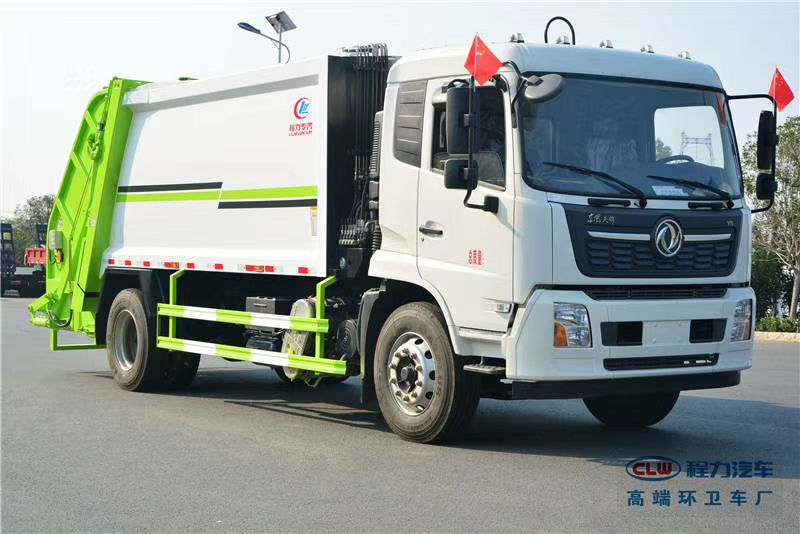 東風天錦14方壓縮式垃圾車技術參數-湖北程力垃圾車生產廠家 東風天錦14方壓縮式垃圾車技術參數-湖北程力垃圾車生產廠家