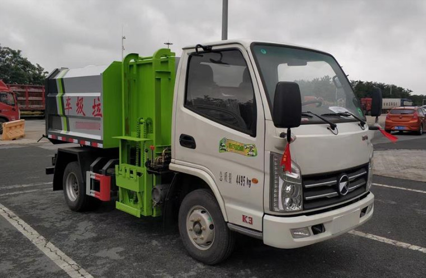 凱馬3方掛桶式垃圾車-3方掛桶式垃圾車價格報價-湖北程力 凱馬3方掛桶式垃圾車-3方掛桶式垃圾車價格報價-湖北程力