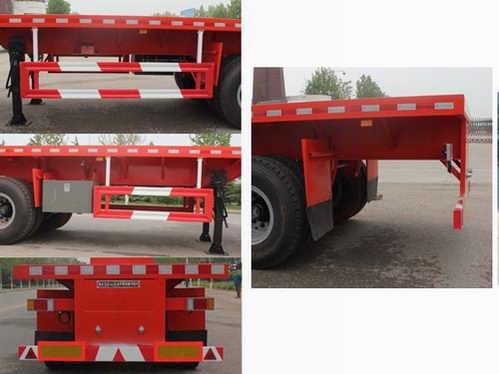 五岳牌TAZ9404TPBD型平板運輸半掛車 五岳牌TAZ9404TPBD型平板運輸半掛車