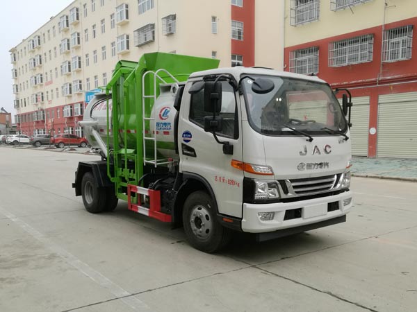 程力威牌CLW5080TCAH6型餐廚垃圾車 程力威牌CLW5080TCAH6型餐廚垃圾車