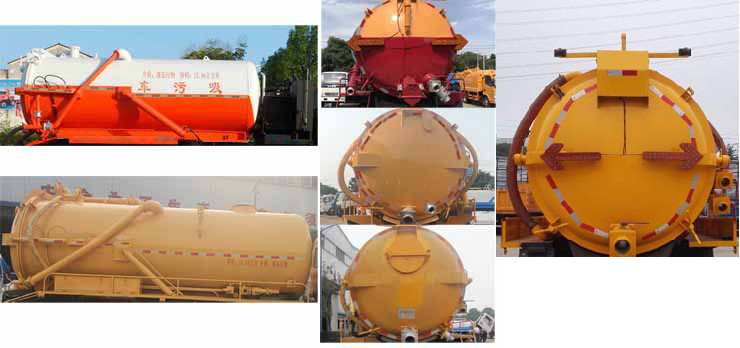 華通牌HCQ5186GXWB6型吸污車 華通牌HCQ5186GXWB6型吸污車