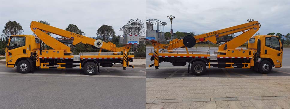 華通牌HCQ5083JGKJX6型高空作業車 華通牌HCQ5083JGKJX6型高空作業車