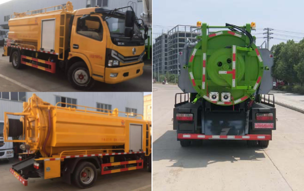 旺龍威牌WLW5122GQWE型清洗吸污車 旺龍威牌WLW5122GQWE型清洗吸污車