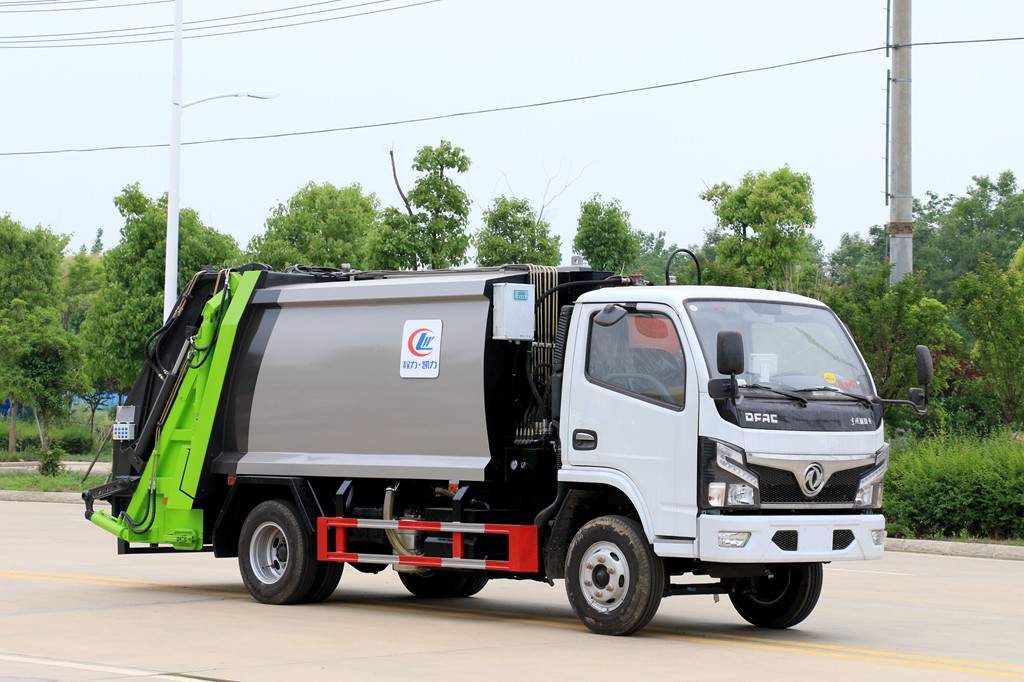 東風福瑞卡壓縮垃圾車-5方壓縮垃圾車廠家價格報價-湖北盈通垃圾車廠家銷售 東風福瑞卡壓縮垃圾車-5方壓縮垃圾車廠家價格報價-湖北盈通垃圾車廠家銷售