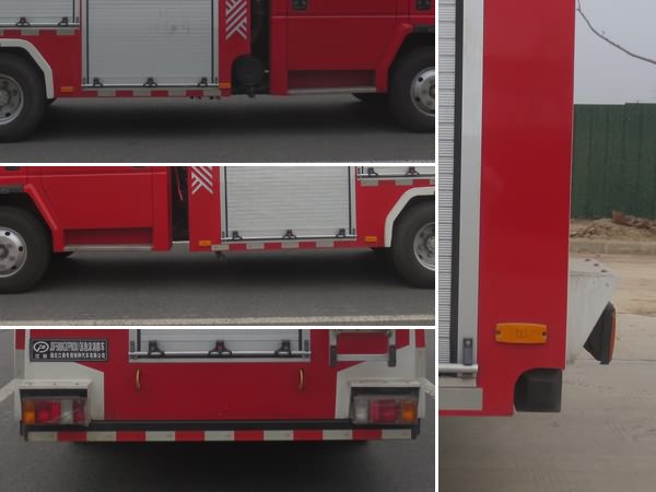 江特牌JDF5080GXFPM25/Q6型泡沫消防車 江特牌JDF5080GXFPM25/Q6型泡沫消防車