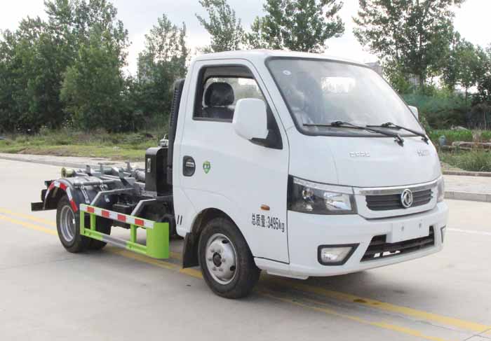 東風(fēng)小型藍牌勾臂垃圾車-縱昂牌CLT5032ZXXEQ6型車廂可卸式垃圾車規(guī)格型號價格報價-湖北盈通 東風(fēng)小型藍牌勾臂垃圾車-縱昂牌CLT5032ZXXEQ6型車廂可卸式垃圾車規(guī)格型號價格報價-湖北盈通